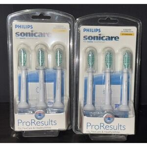 2 Philips SONICARE Toothbrush Pro‎ Results R700 R900 RS900  Brush Heads Standard